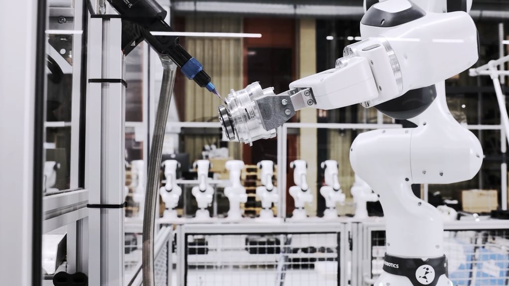 Production of 1000 Franka robots