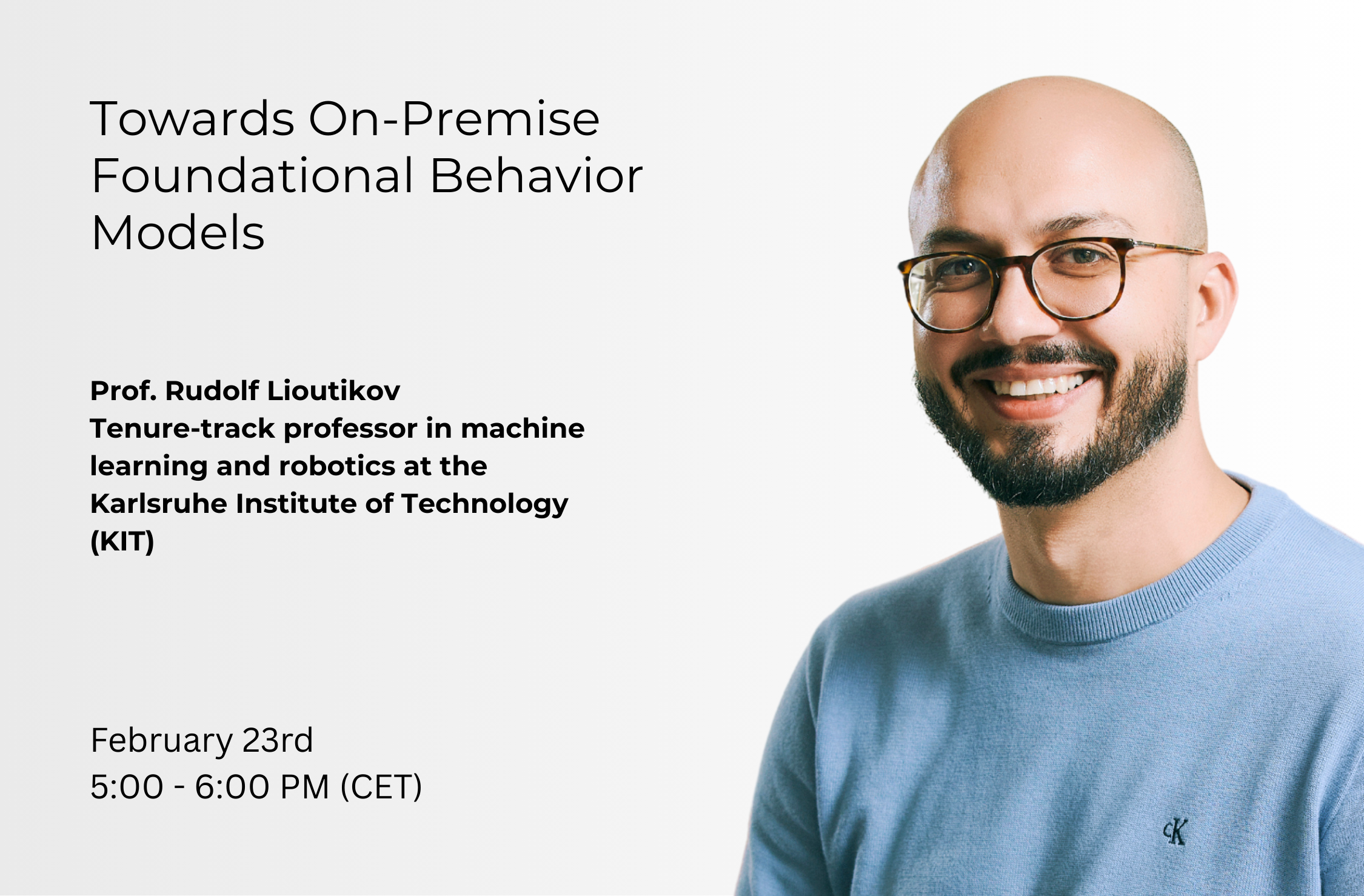 Webinar Rudolf Lioutikov